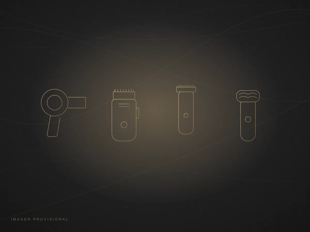 Soplador, clipper, trimmer y shaver